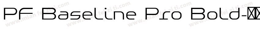 PF Baseline Pro Bold字体转换